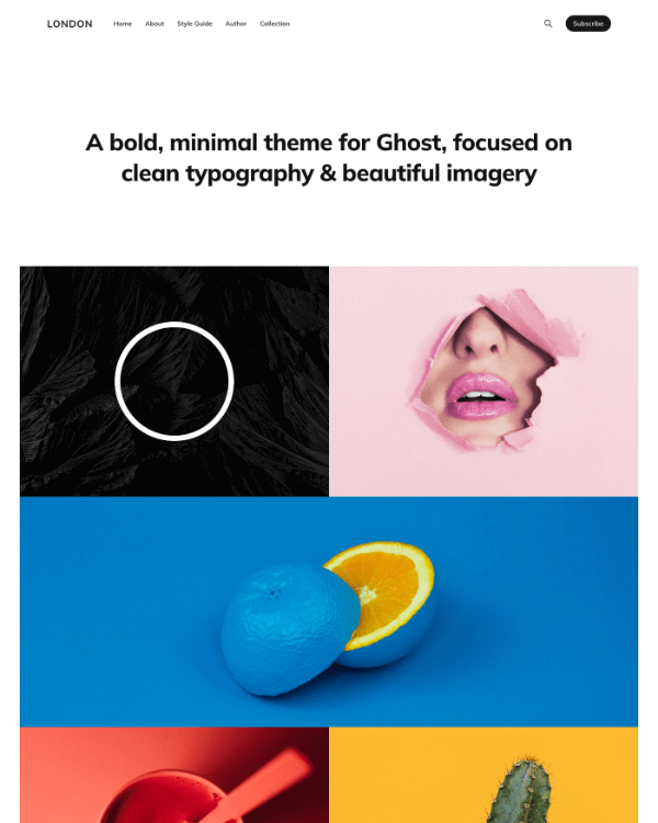 London Theme Preview